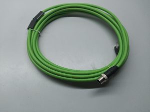 CAB-ETH-M05 M12-IP67 Ethernet Cab. 5m